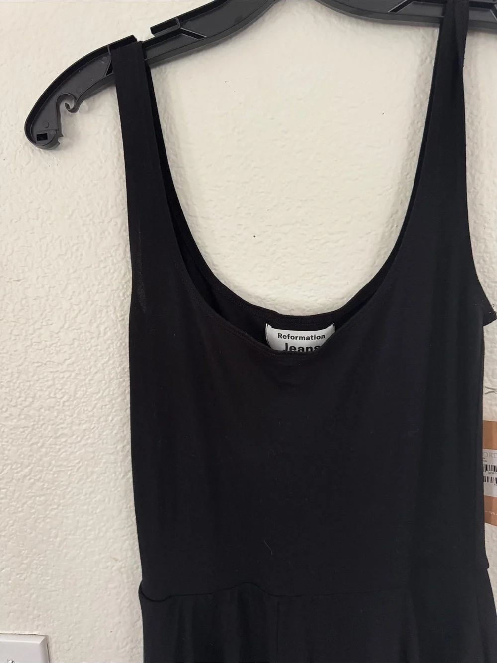 Reformation Sleeveless Midi Dress - Black - Picture 5 of 9